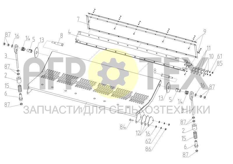 Чертеж Дека стационарная (RT520.11.12.000Ф)